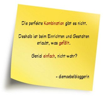 Einrichtungstipp Gestaltungsidee perfekt aufeinander abgestimmte Möbelkombination