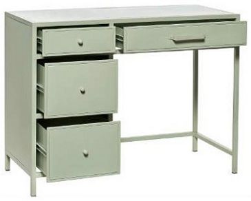 Retro-Büromöbel aus lackiertem Metall