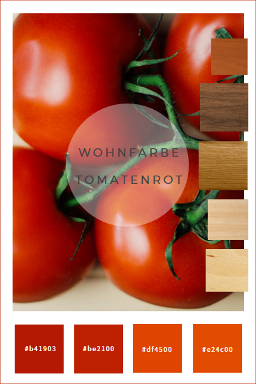 Farbkonzepte: wände in tomatenrot – diemoebelbloggerin Nussbaum schlafzimmer welche wandfarbe