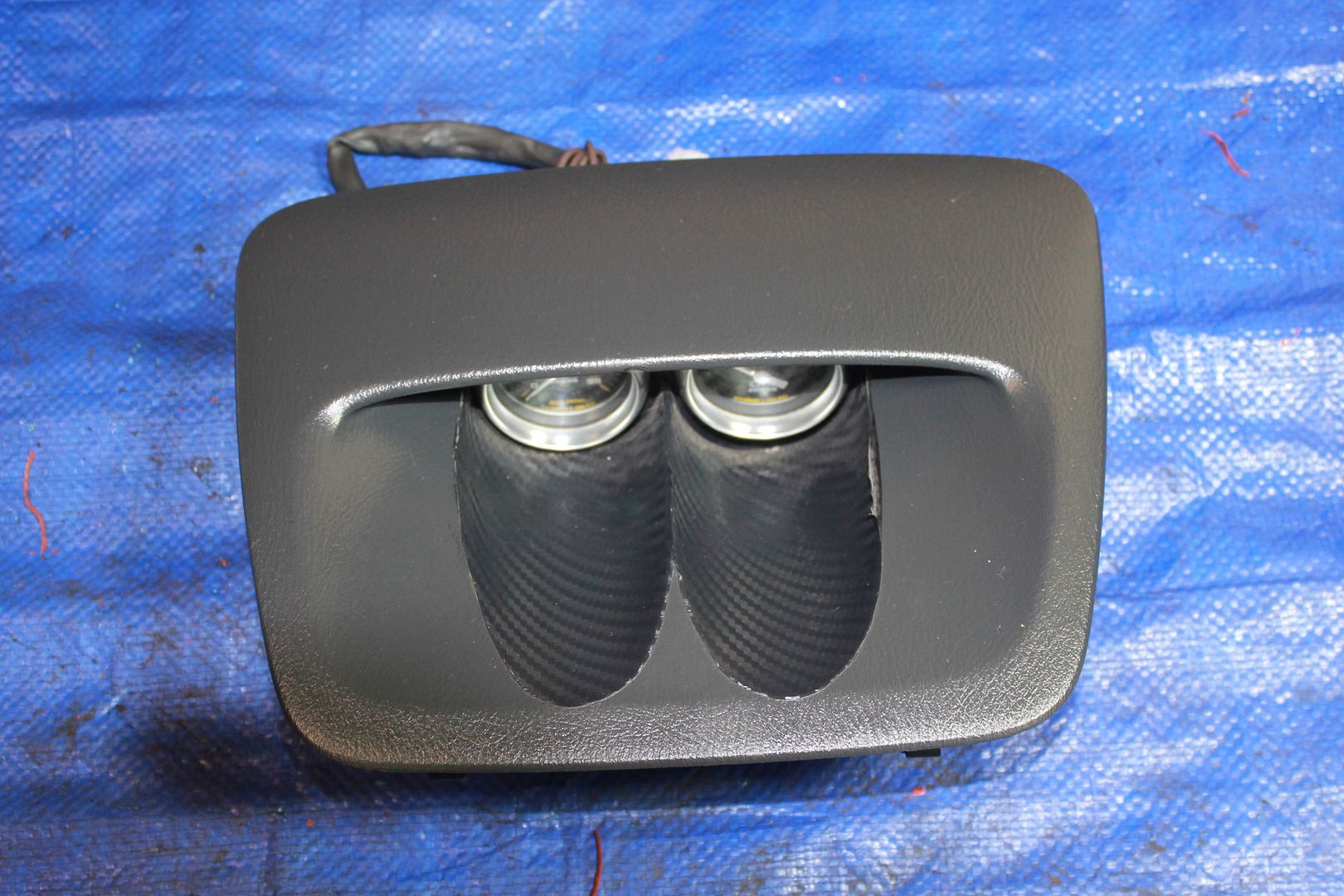 0207 SUBARU WRX STI OEM GAUGE POD DUAL CLOCK POD OIL BOOST TURBO