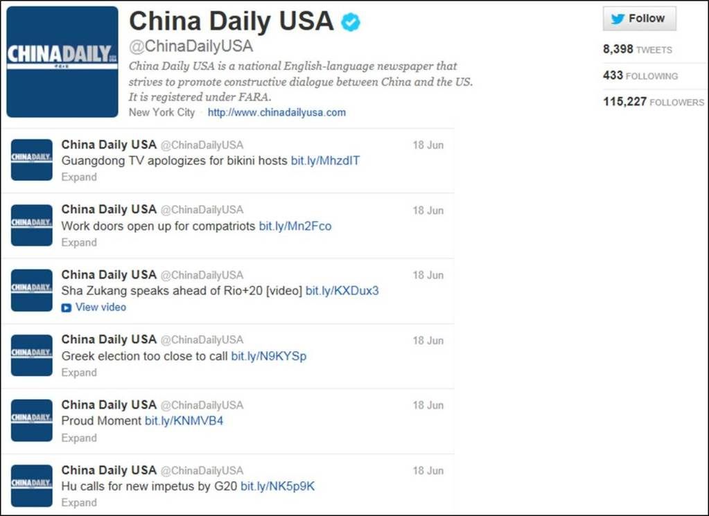 china daily twitter account