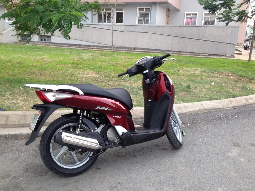 Bán Honda Sh150i nhập ý màu đỏ đô đời 2008 - 4