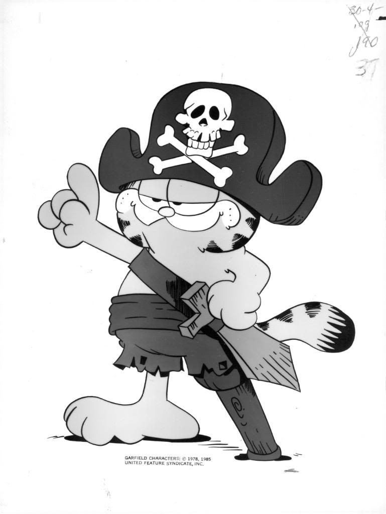garfield pirate