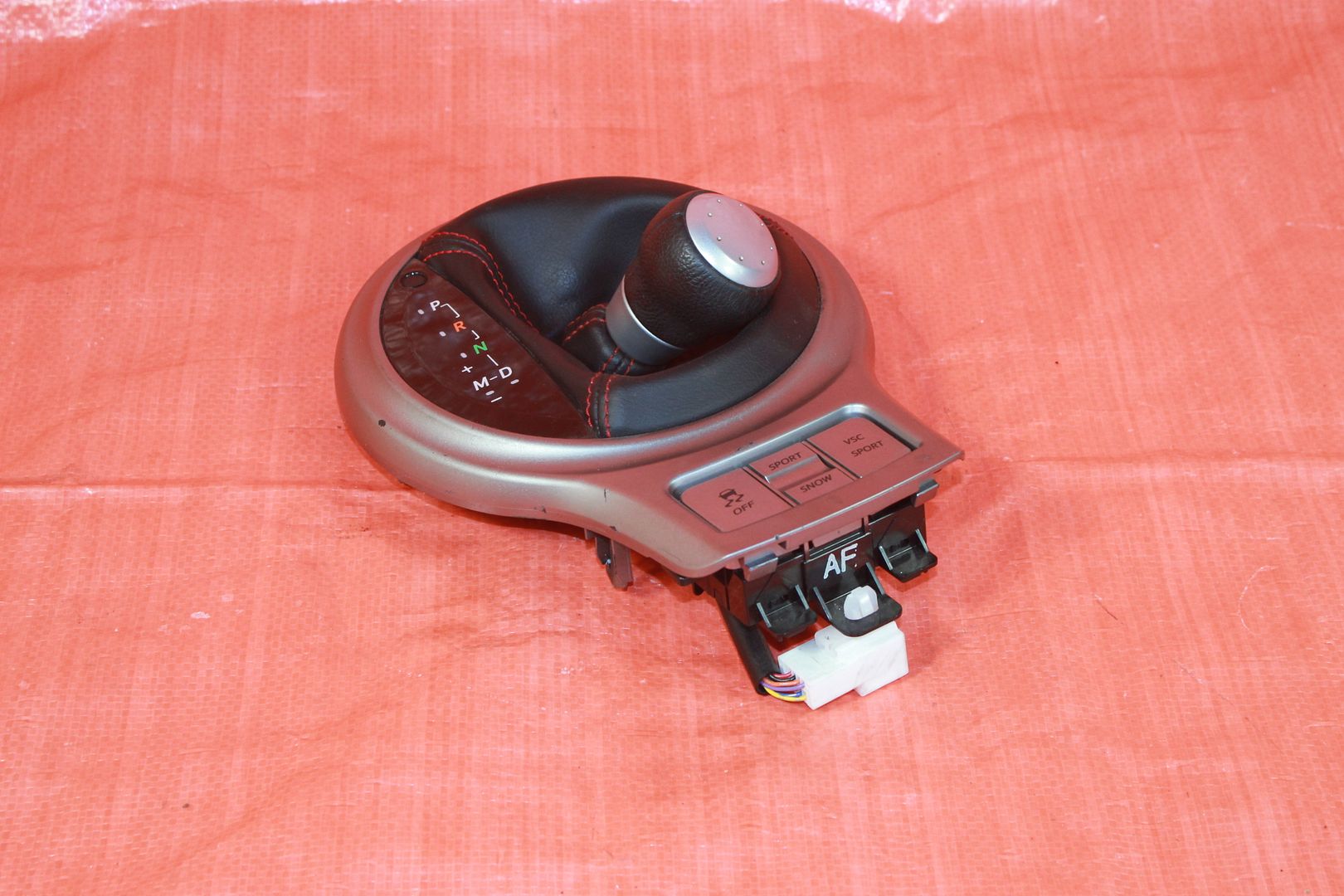 1216 SUBARU BRZ AUTO AUTOMATIC SHIFTER SHIFT BOOT SURROUND TRIM BEZEL