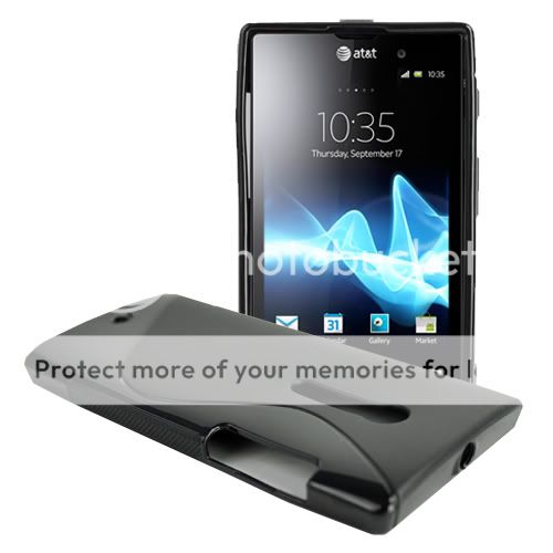 Sony Xperia ion TPU Case Cover s Line s Design s Type Black