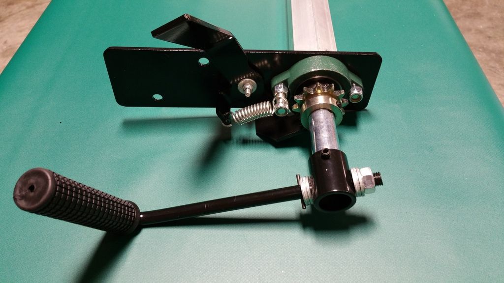 Dump Trailer or Landscape Truck Manual Crank Cab Level Complete Tarping System